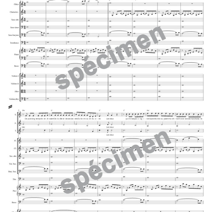 La montagne (orchestre et chant)