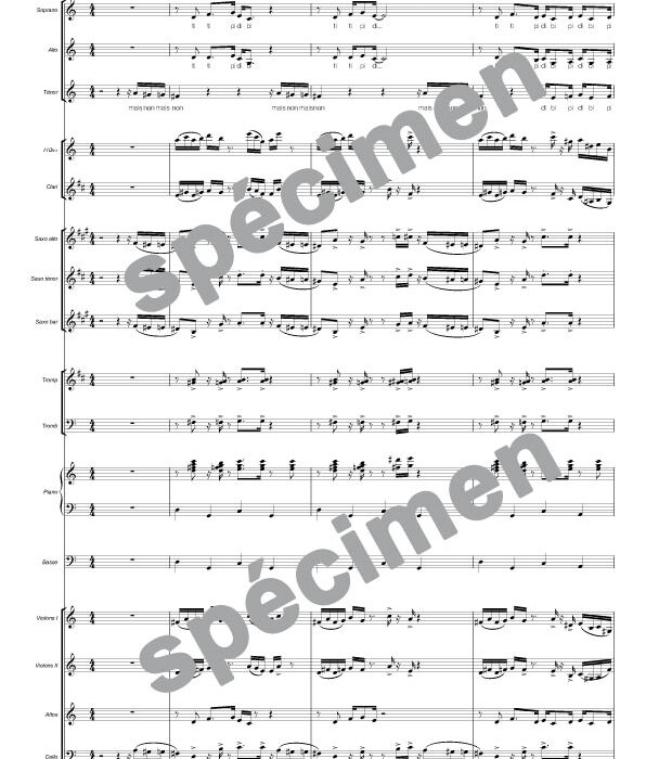 Mais non mais non (orchestre et chant)