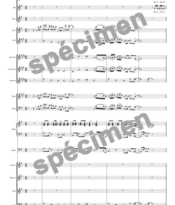 Maladie d'amour (orchestre et chant)