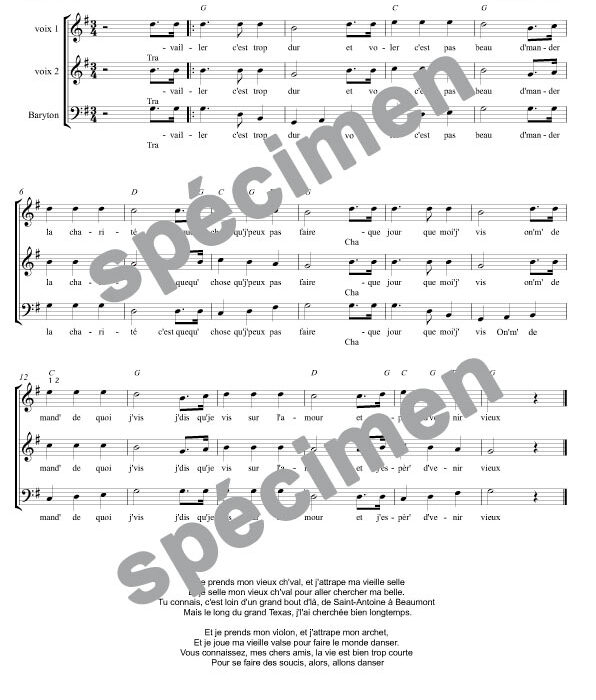 Travailler c'est trop dur (chant)