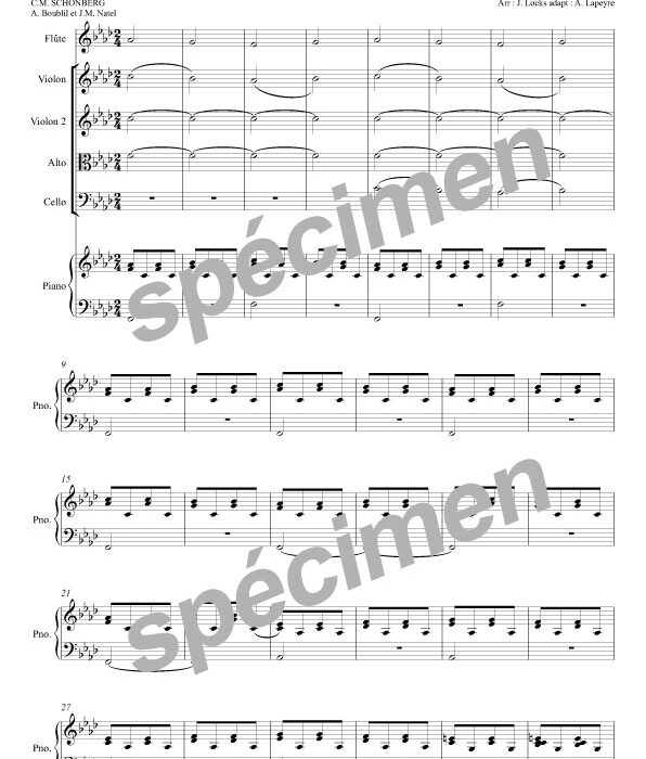 "Mort de Gavroche" Les Misérables (orchestre)