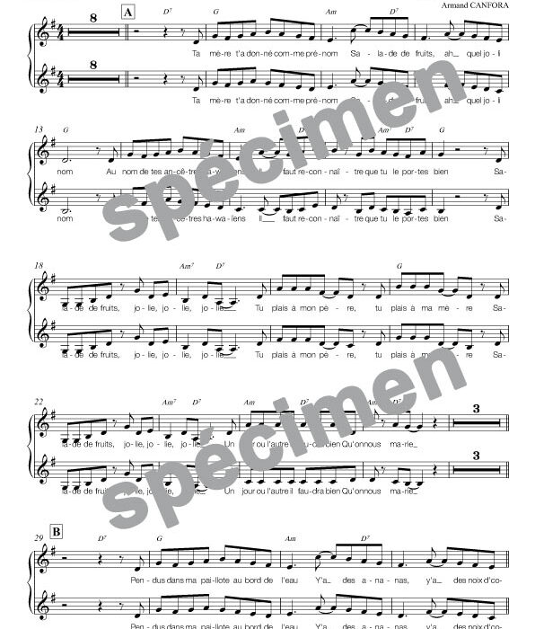 Salade de fruits (chant)
