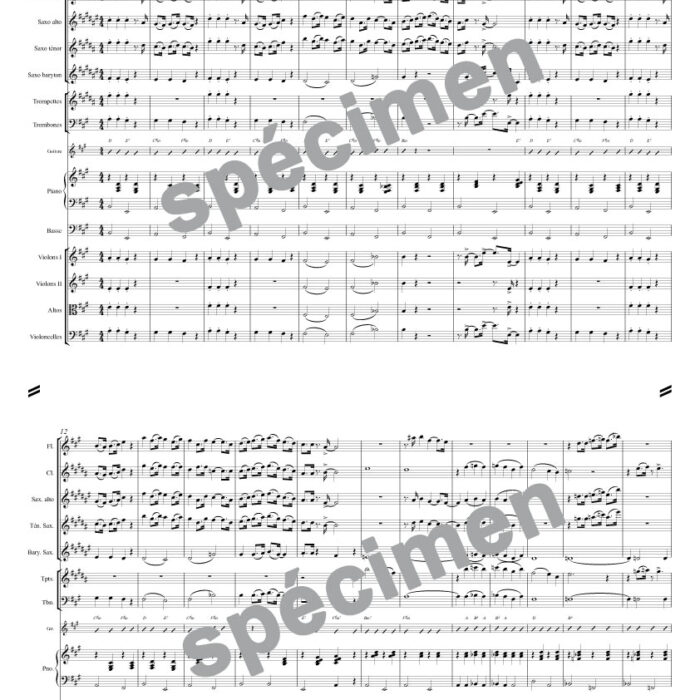 Tiens tiens tiens (orchestre et chant)