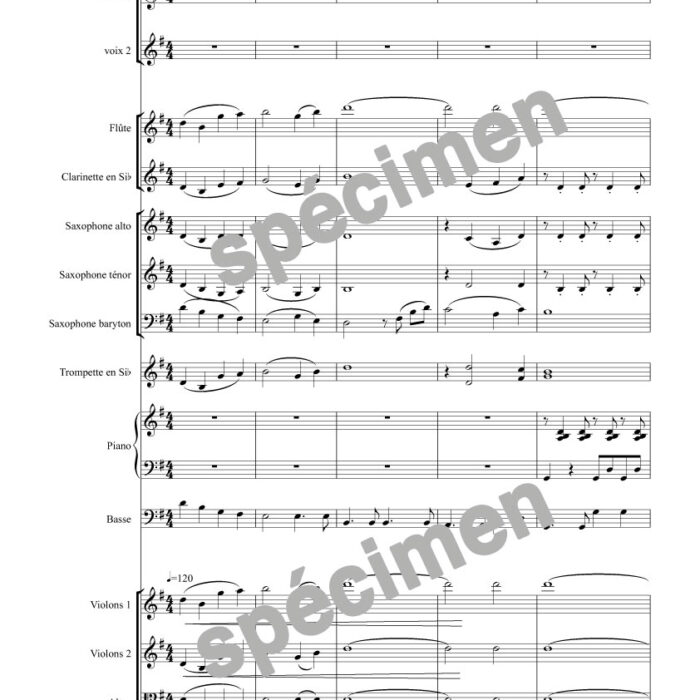 "Tonight" West Side Story (orchestre et chant)