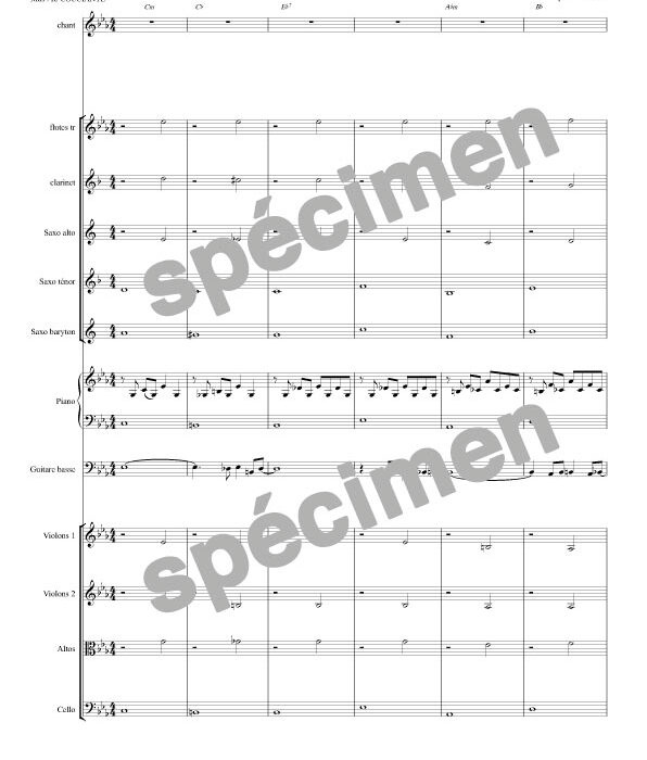 Vivre (orchestre et chant)