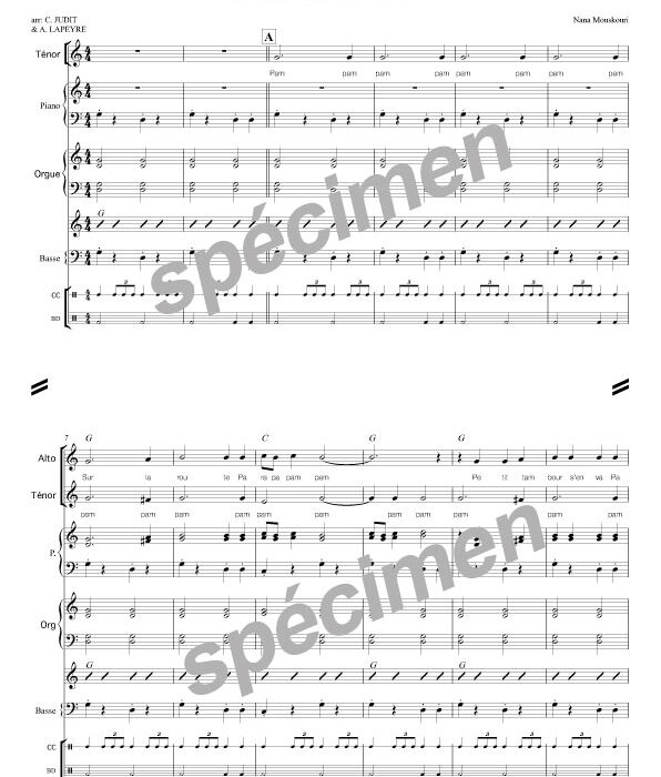 L'enfant au tambour (chant et orchestre)