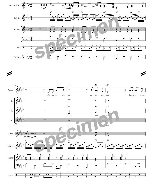La ballade Nord Irlandaise (chant et orchestre)