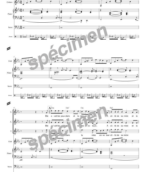 Comme toi (chant et orchestre)