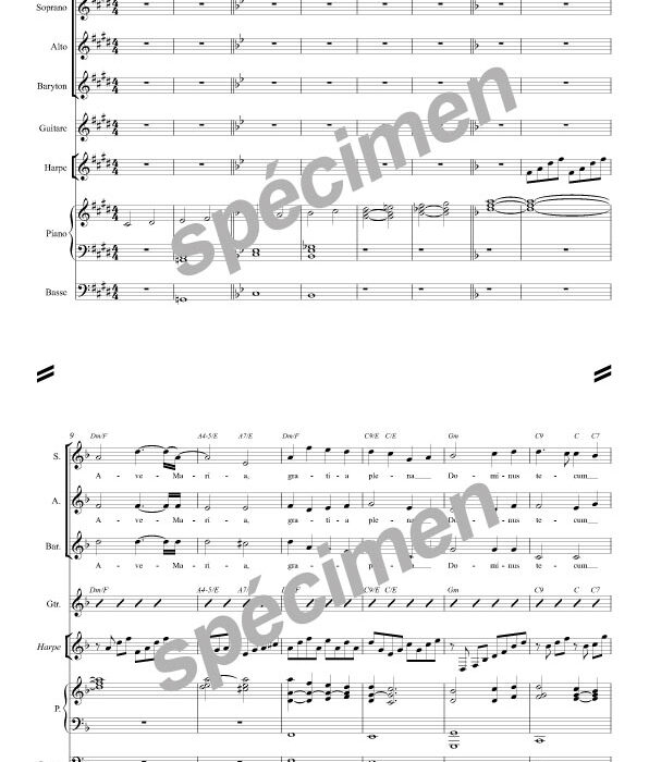 Ave Maria de Rombi (chant et orchestre)