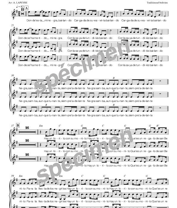 Fiesta de san Benito (chant)