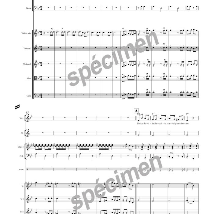 Miami morenada (chant et orchestre)