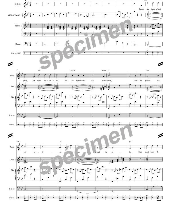 La chanson de Craonne (chant et orchestre)