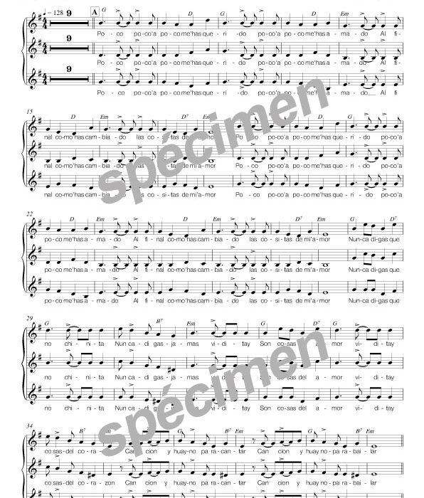 Cancion y hayno (chant)