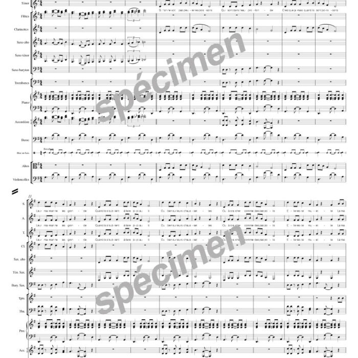La maman des poissons (chant et orchestre)