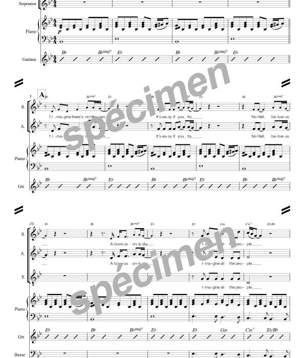 Imagine (chant et orchestre)