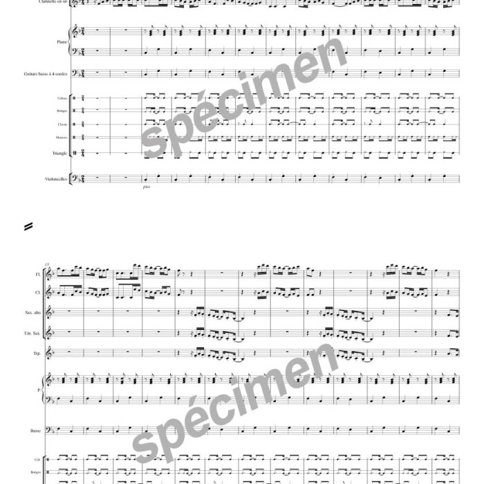 La vie artiste rèd (chant et orchestre)