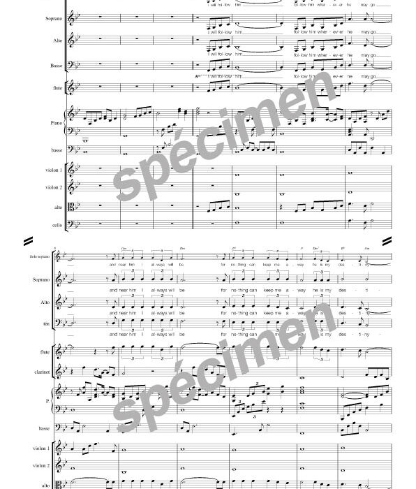 I will follow him (chant et orchestre)