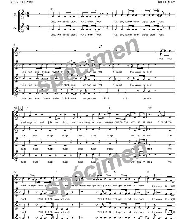 Rock around the clock (chant)