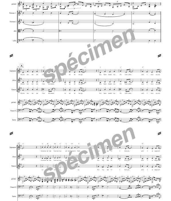 Love me tender (chant et orchestre)
