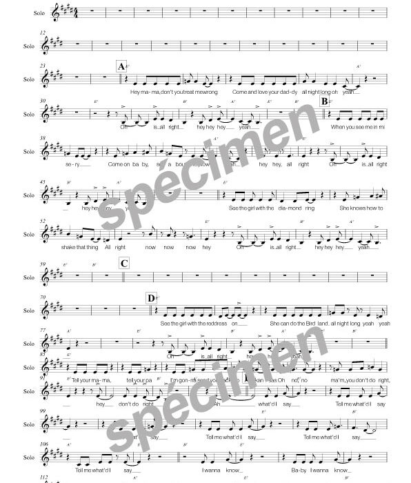 What I say (chant)