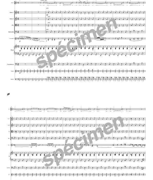 Jour ordinaire (chant et orchestre)