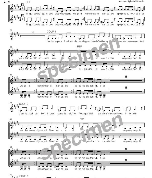 Tiguidou le caribou (chant)