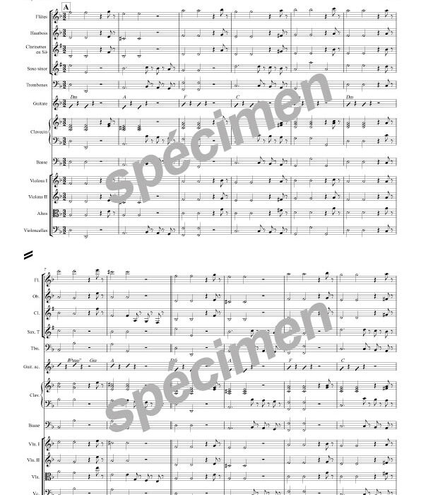Sarabande de Haendel (orchestre de chambre)