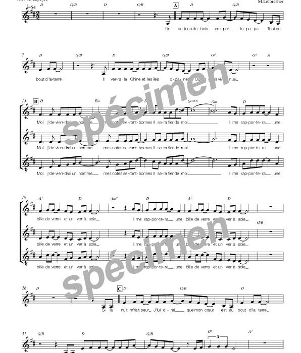 Bille de verre (chant)