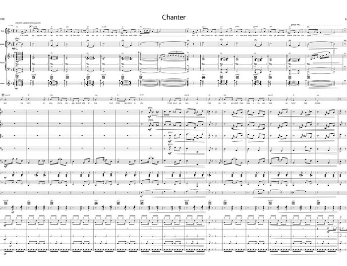 Chanter (chant+orchestre)