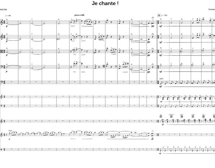 Je chante (chant+orchestre)