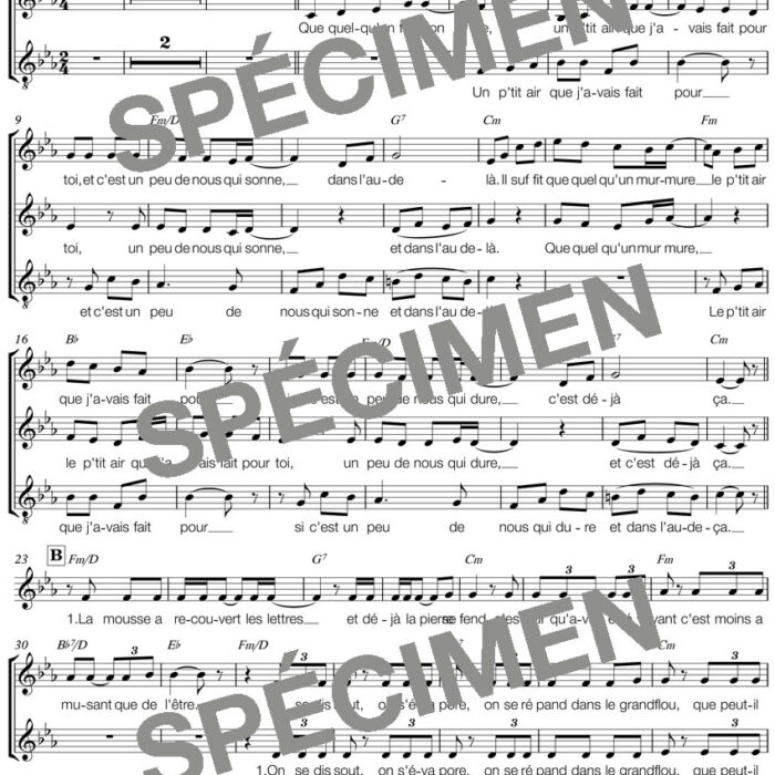 Le P'tit air (chant)