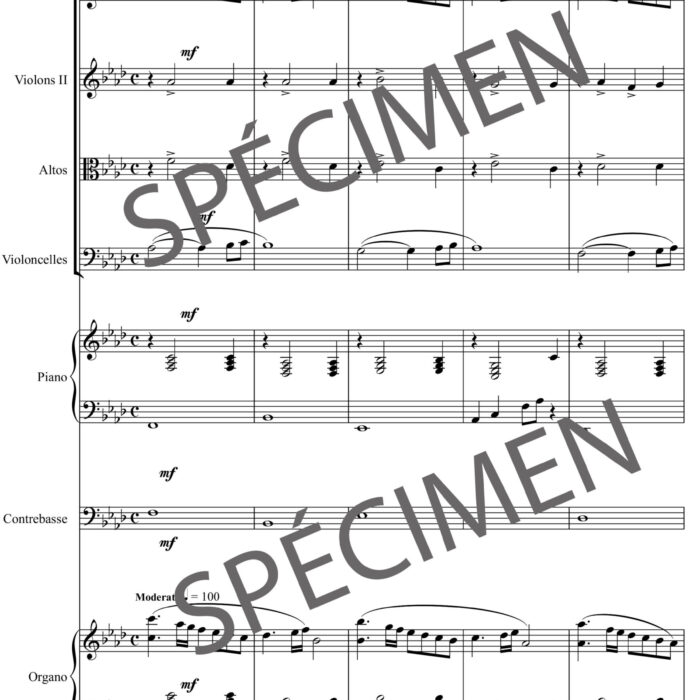 Ave Maria Caccini (chant+quatuor à cordes)