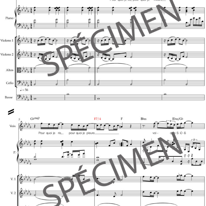 SOS d'un terrien en détresse (chant+quatuor à cordes)