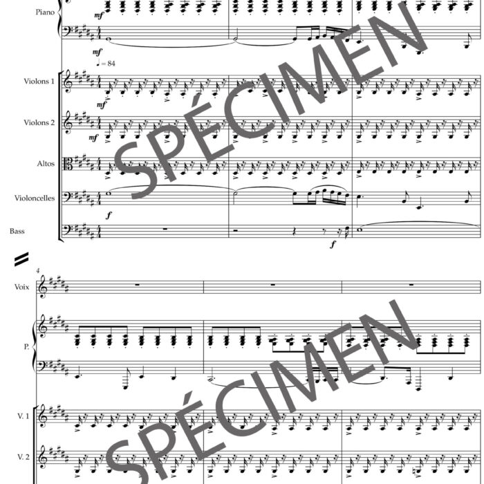 The show must go on (chant+quatuor à cordes)
