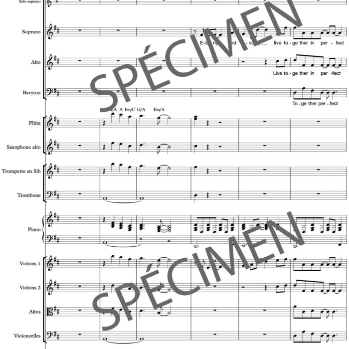 Ebony and Ivory (orchestre et chant)