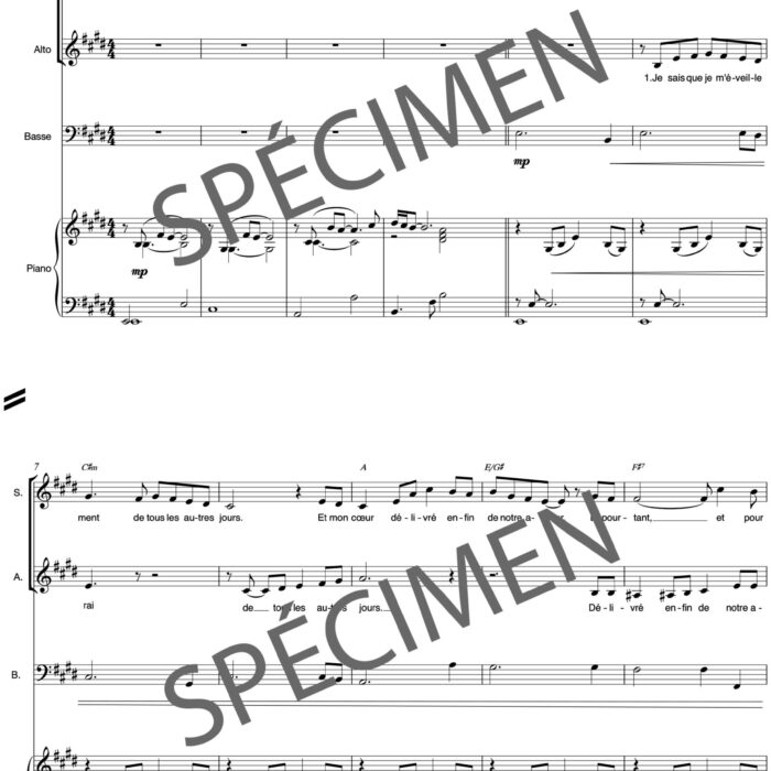 Et pourtant (orchestre et chant)
