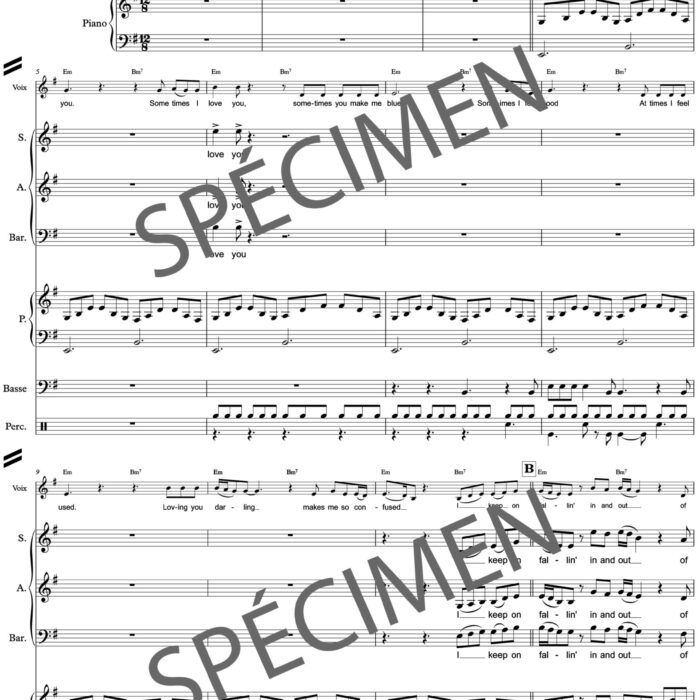 Fallin' (orchestre et chant)