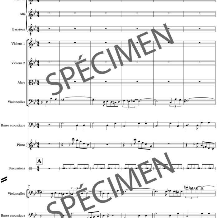 La soledad (orchestre et chant)