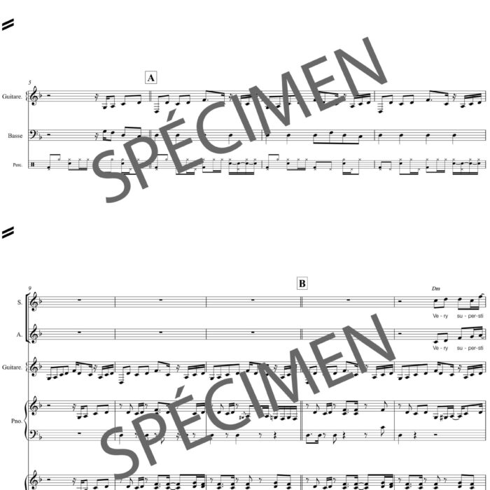 Superstition (orchestre et chant)