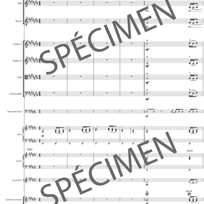 Will you be there (orchestre et chant)