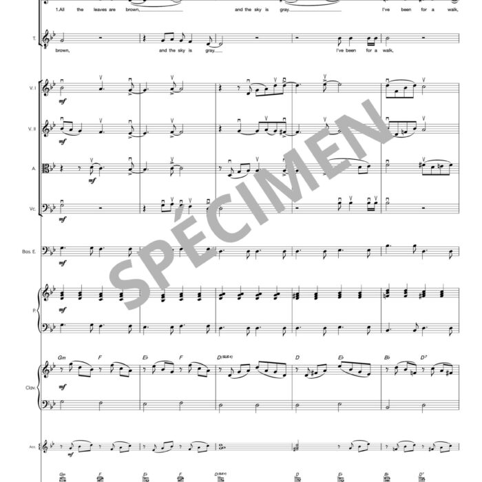 California Dreamin' (orchestre et chant)