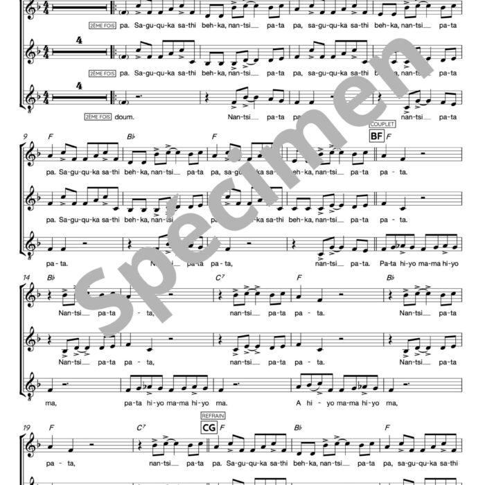 Pata Pata (chant )