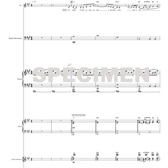 "Don't Stop Me Now" comédie musicale We Will Rock You (orchestre et chant)