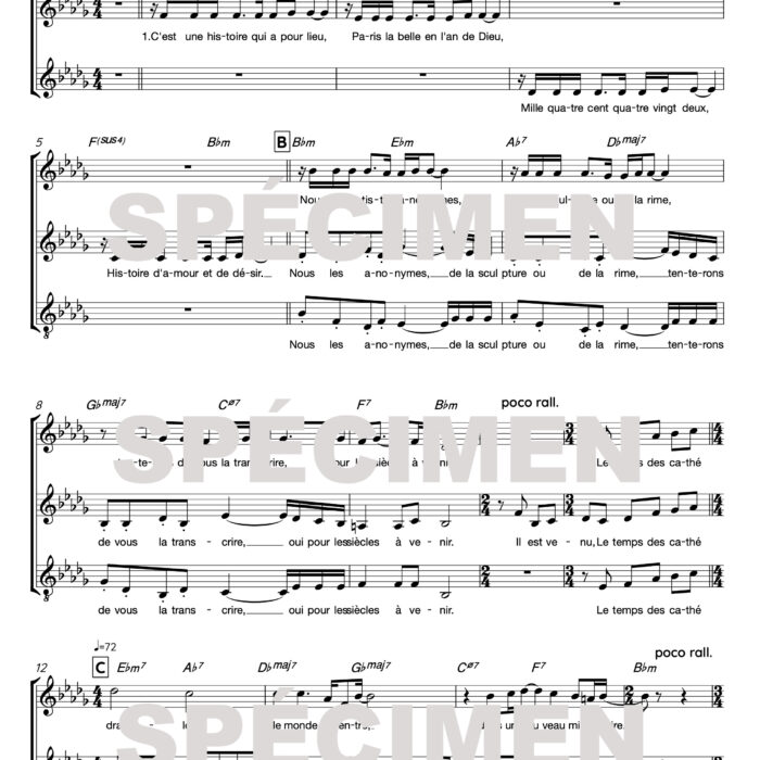 "Le temps des cathédrales" comédie musicale Notre Dame de Paris (chant)
