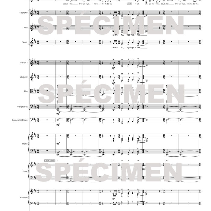 "L'histoire de la vie" Le roi Lion (orchestre et chant)