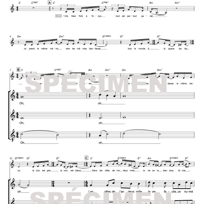 "Monopolis" comédie musicale Starmania (chant)